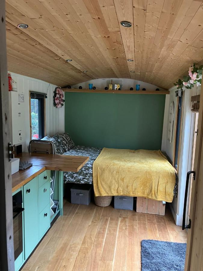 1 Bed Converted Railway Wagon Near Crickhowell Esterno foto